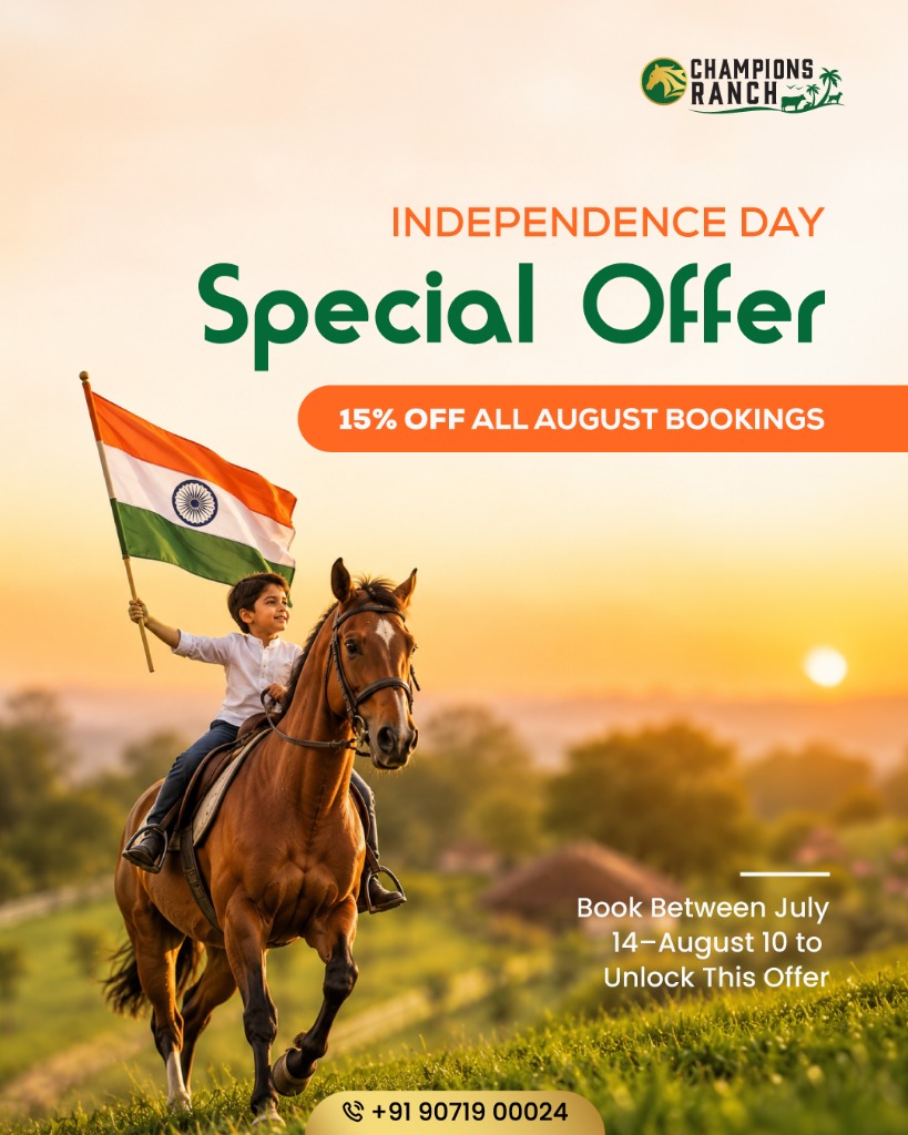 Champions Ranch Independence offer Horseback Riding