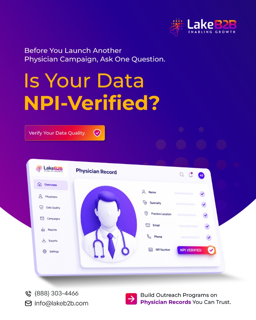 LakeB2B NPI Physician Verification Record