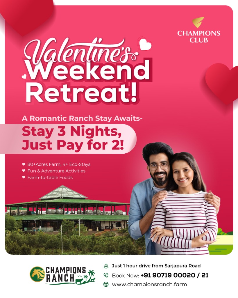 Champions Ranch Valentines Stay Retreat